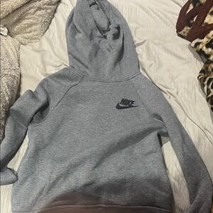 Nike Heather Gray Pullover Hoodie